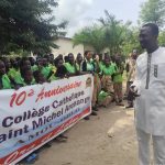 Des élèves en immersion à la mairie d’Amou-Oblo